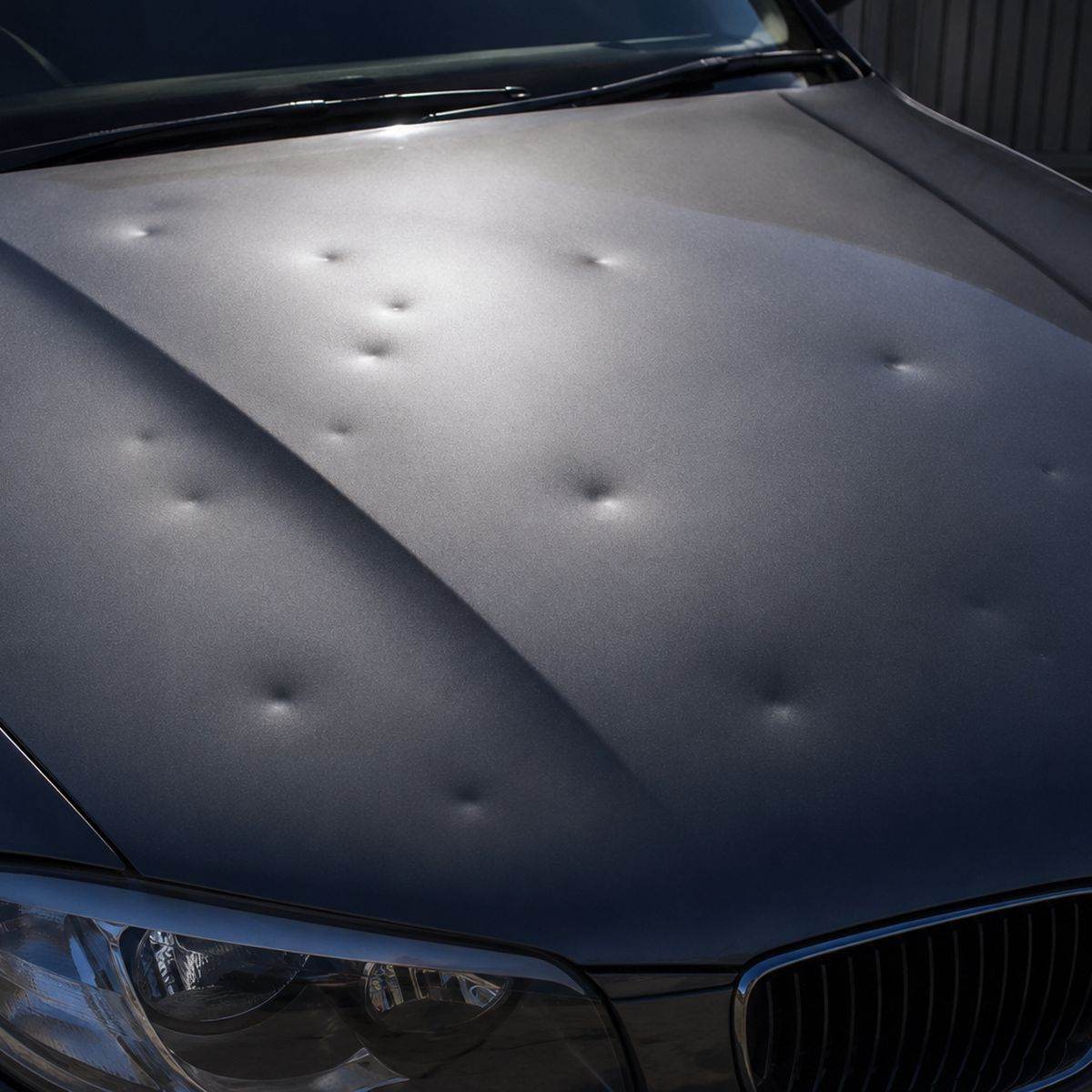 Avant : bosse sur aile VW Golf